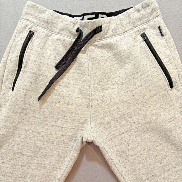 Hollister Men Small Jogger Sweatpants Gray Speckled Drawstring Elastic Waist EUC - Picture 3 of 16